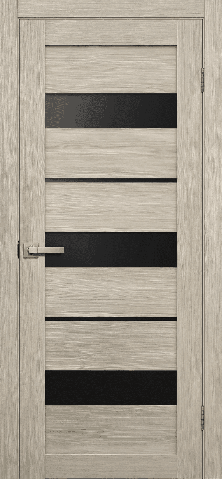 Входная дверь Lite Doors L20 ясень / чёрный лакобель