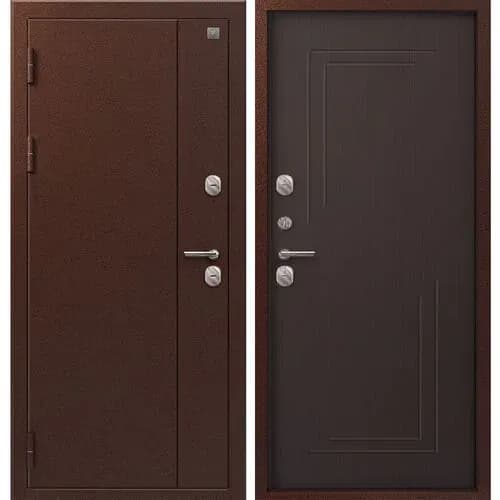 Входная дверь Т-111 антик медь / антик медь