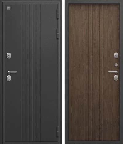 Дверь Т-90 графит / миндаль