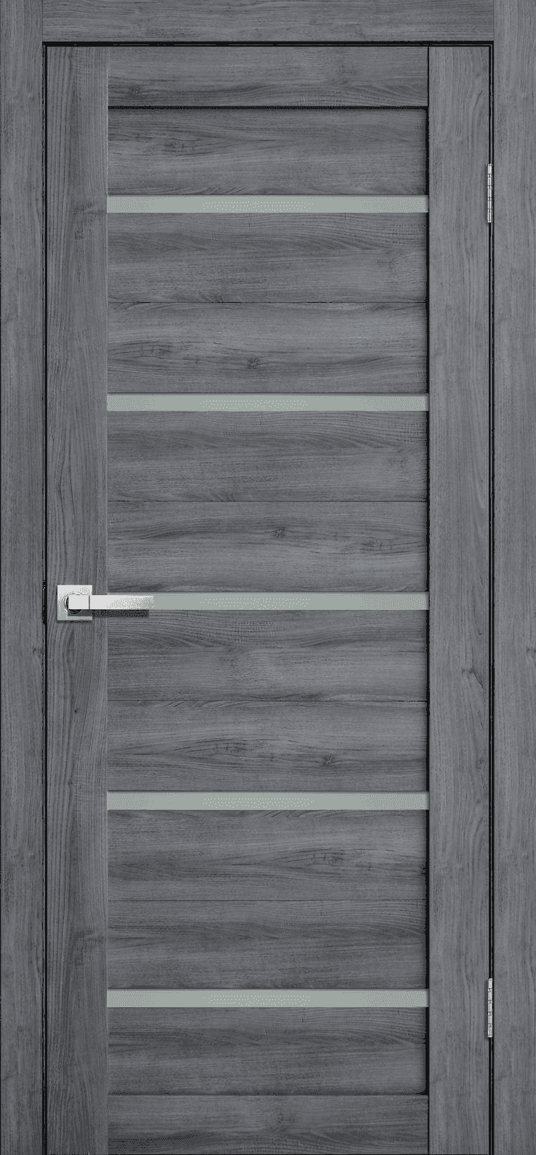 Входная дверь Lite Doors L26 дуб стоунвуд / матовое стекло