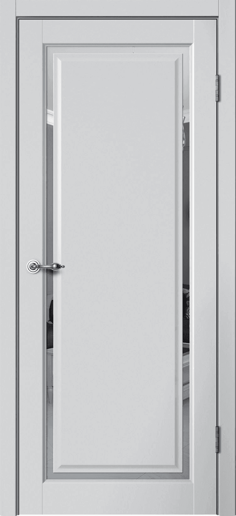 Входная дверь Estetic E05 серебристый / зеркало