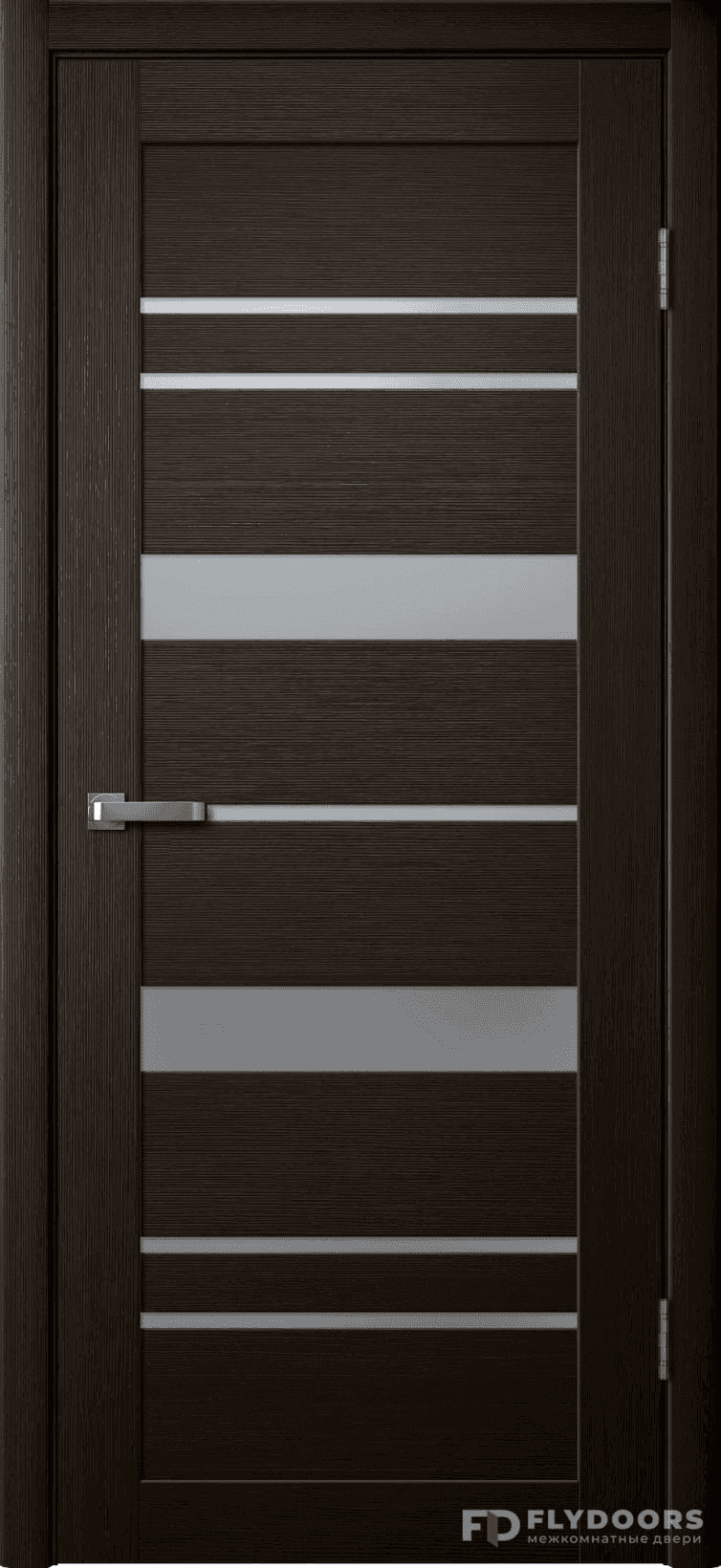 Входная дверь La Stella 283 дуб мокко / матовое стекло