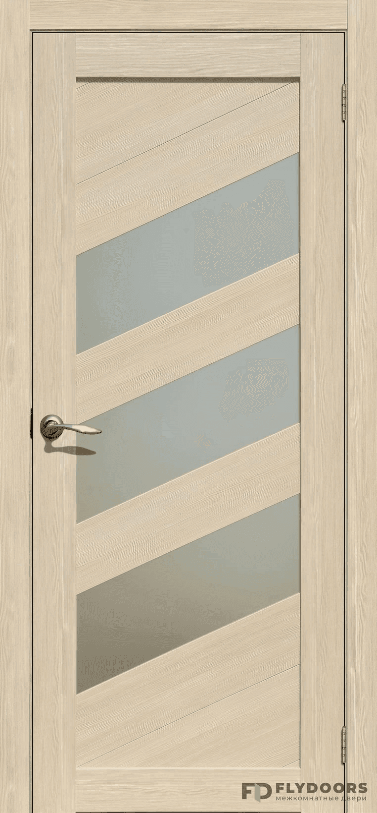 Входная дверь La Stella 216 ясень латте / матовое стекло