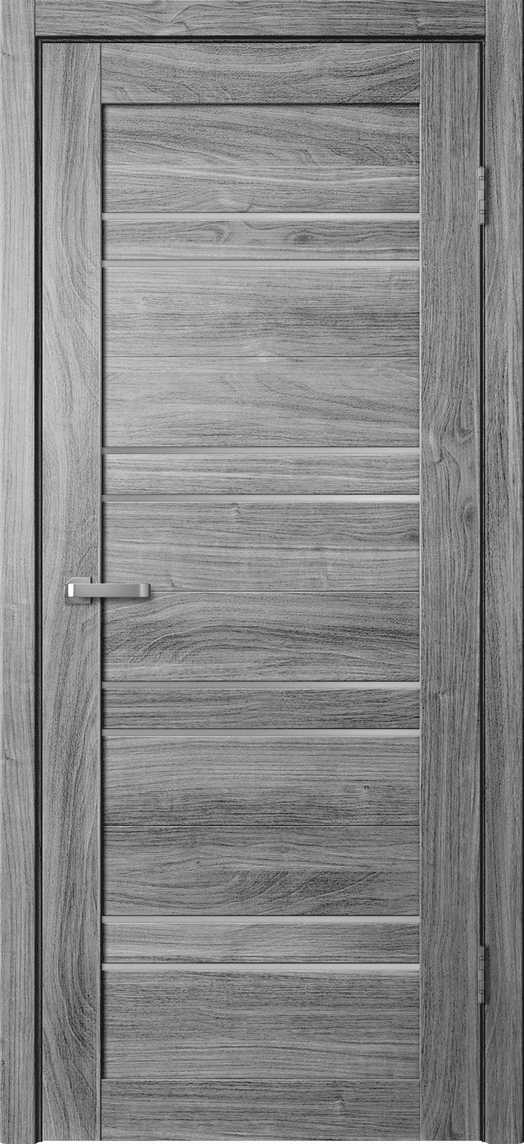 Входная дверь Lite Doors L11 дуб стоунвуд / матовое стекло