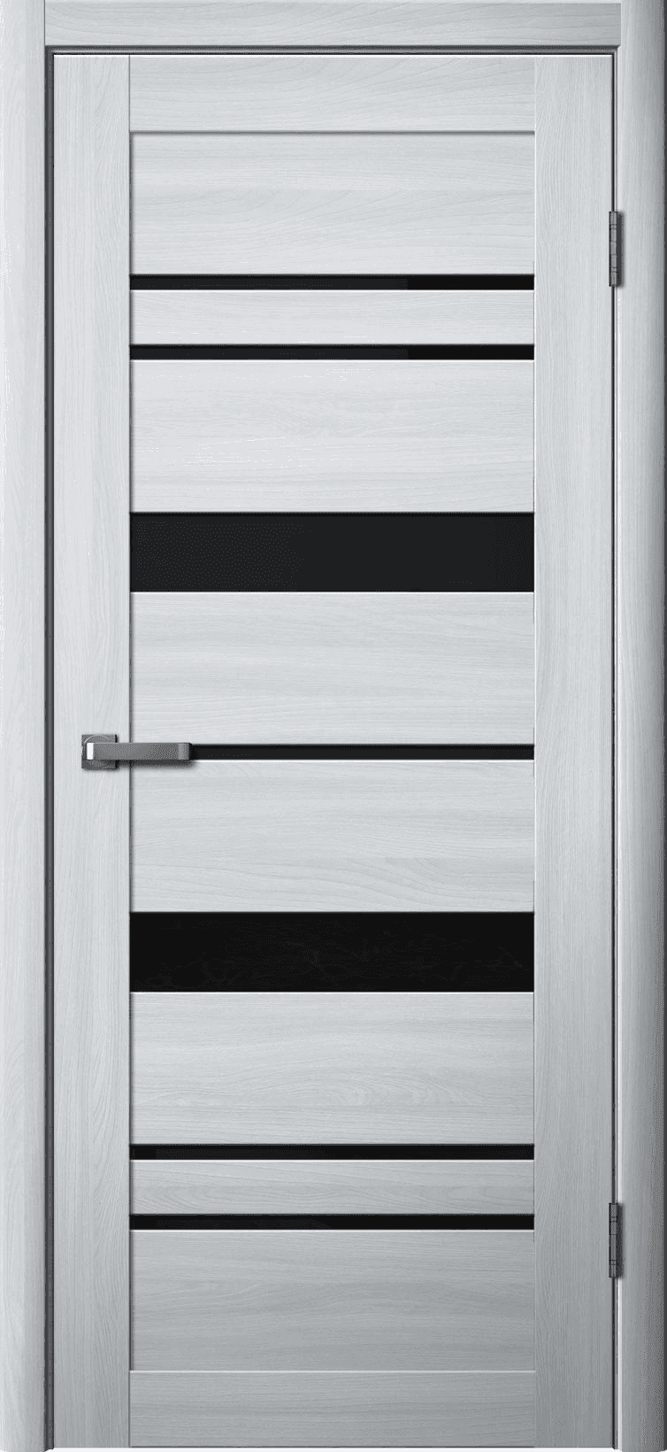 Входная дверь La Stella 283 ясень пепельный / чёрный