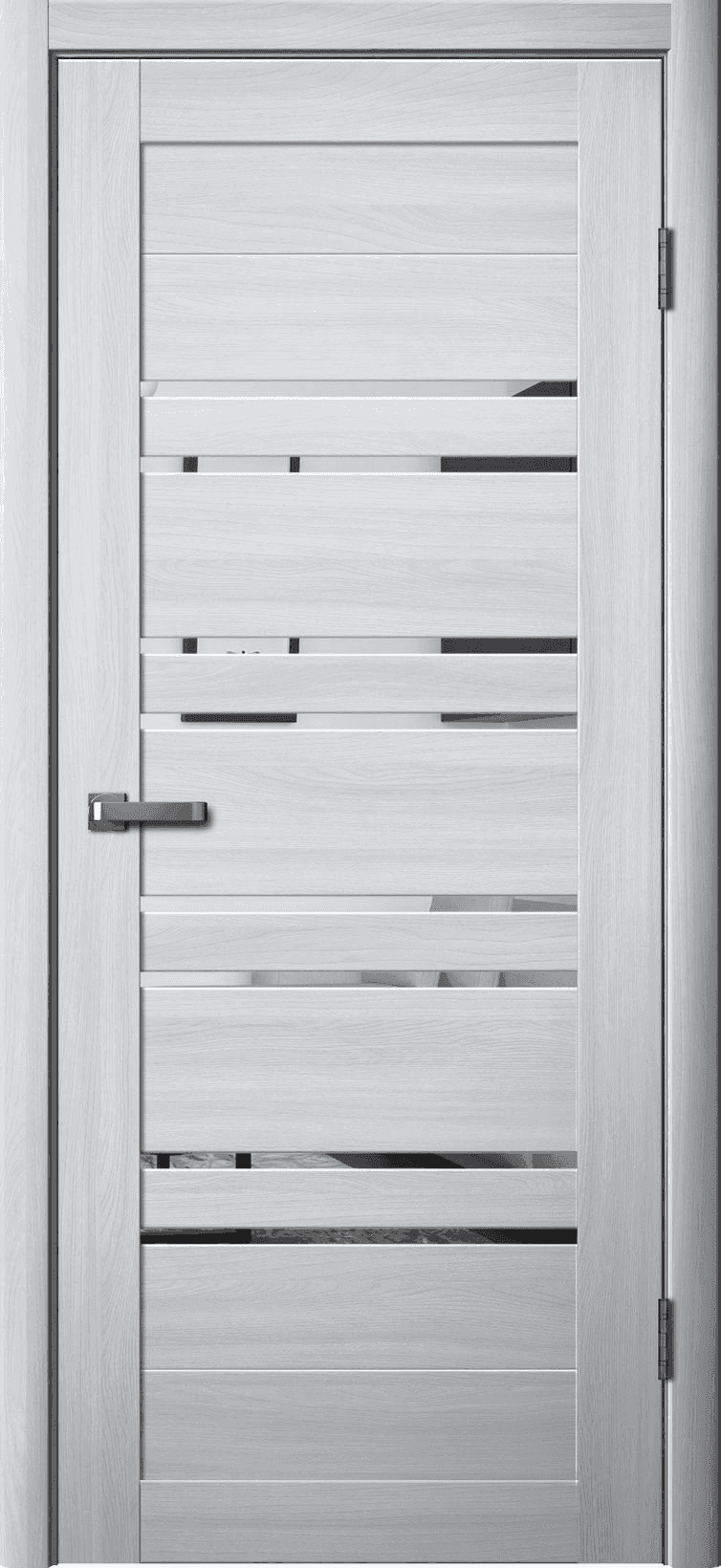 Входная дверь La Stella 282 ясень пепельный / зеркало