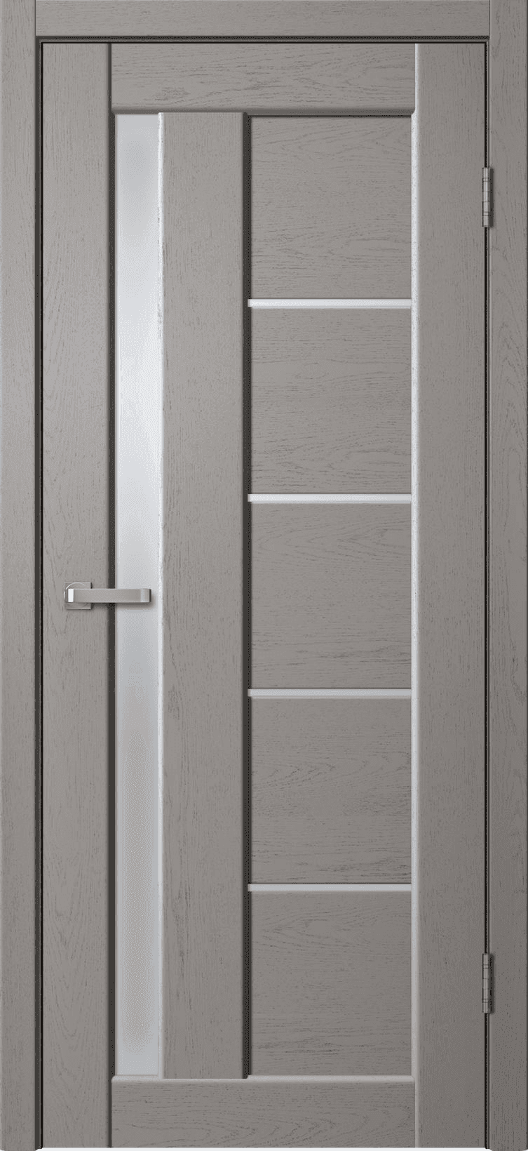 Входная дверь Status ST03 грей / матовое стекло