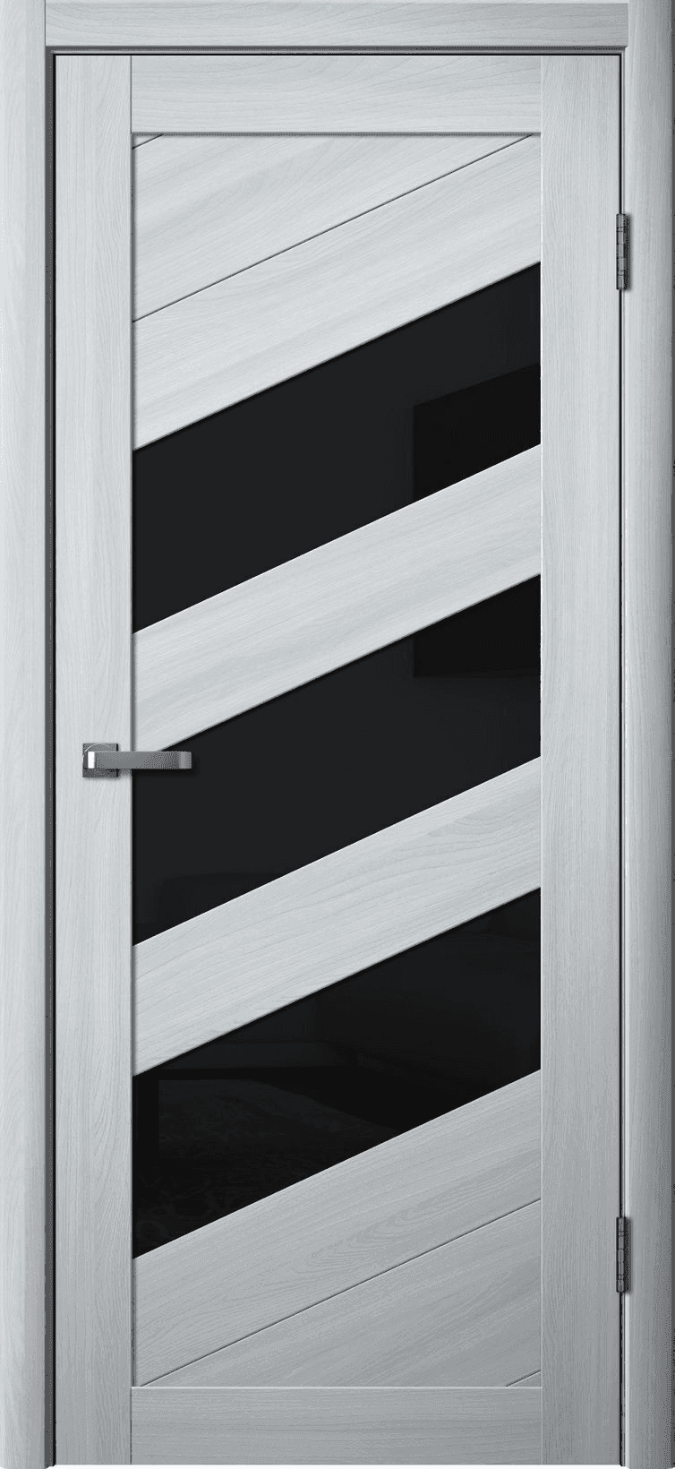Входная дверь La Stella 216 ясень пепельный / чёрный