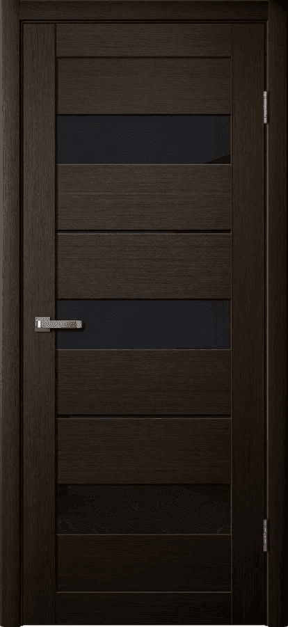 Дверь La Stella 200 дуб мокко / чёрный
