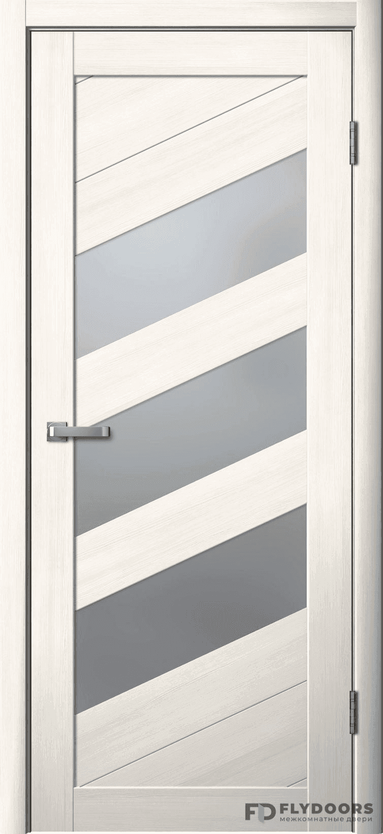 Входная дверь La Stella 216 ясень снежный / матовое стекло