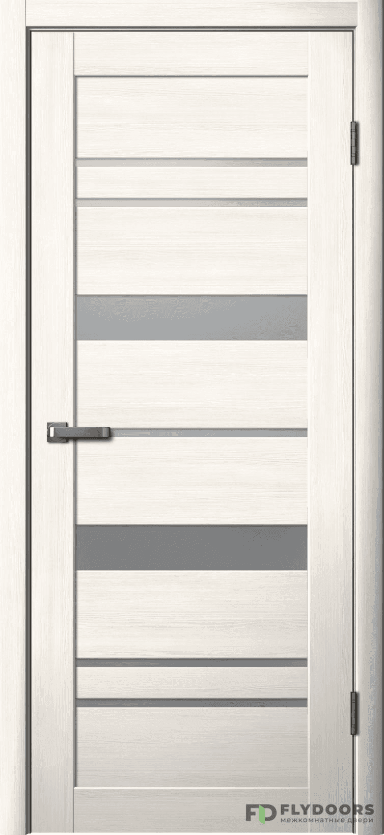 Входная дверь La Stella 283 ясень снежный / матовое стекло