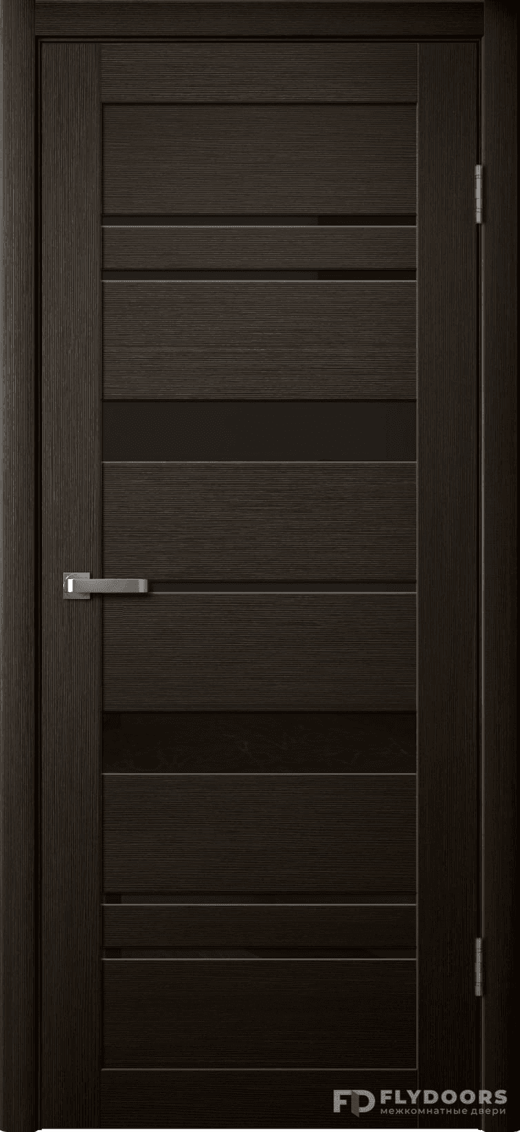 Входная дверь La Stella 283 дуб мокко / чёрный