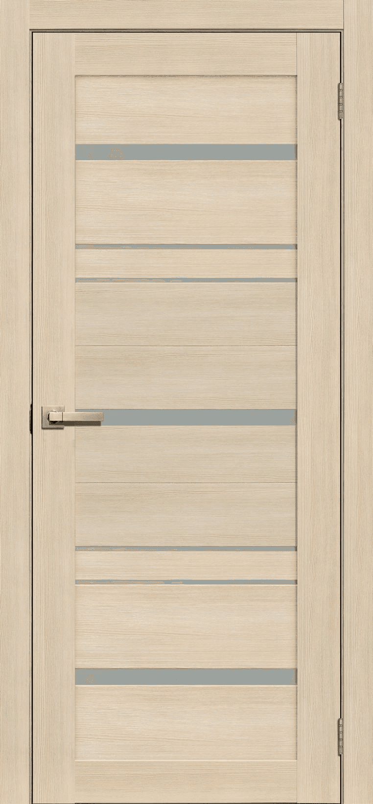 Входная дверь Lite Doors L12 ясень / матовое стекло