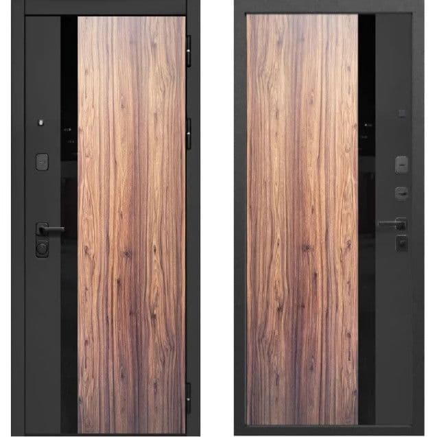 Входная дверь Luxor 2МДФ Орех Каньон орех / орех