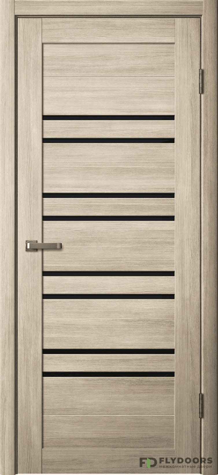 Входная дверь La Stella 282 ясень латте / чёрный