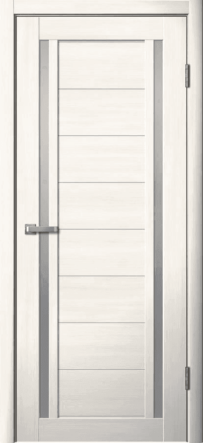 Дверь La Stella 203 ясень снежный / матовое стекло