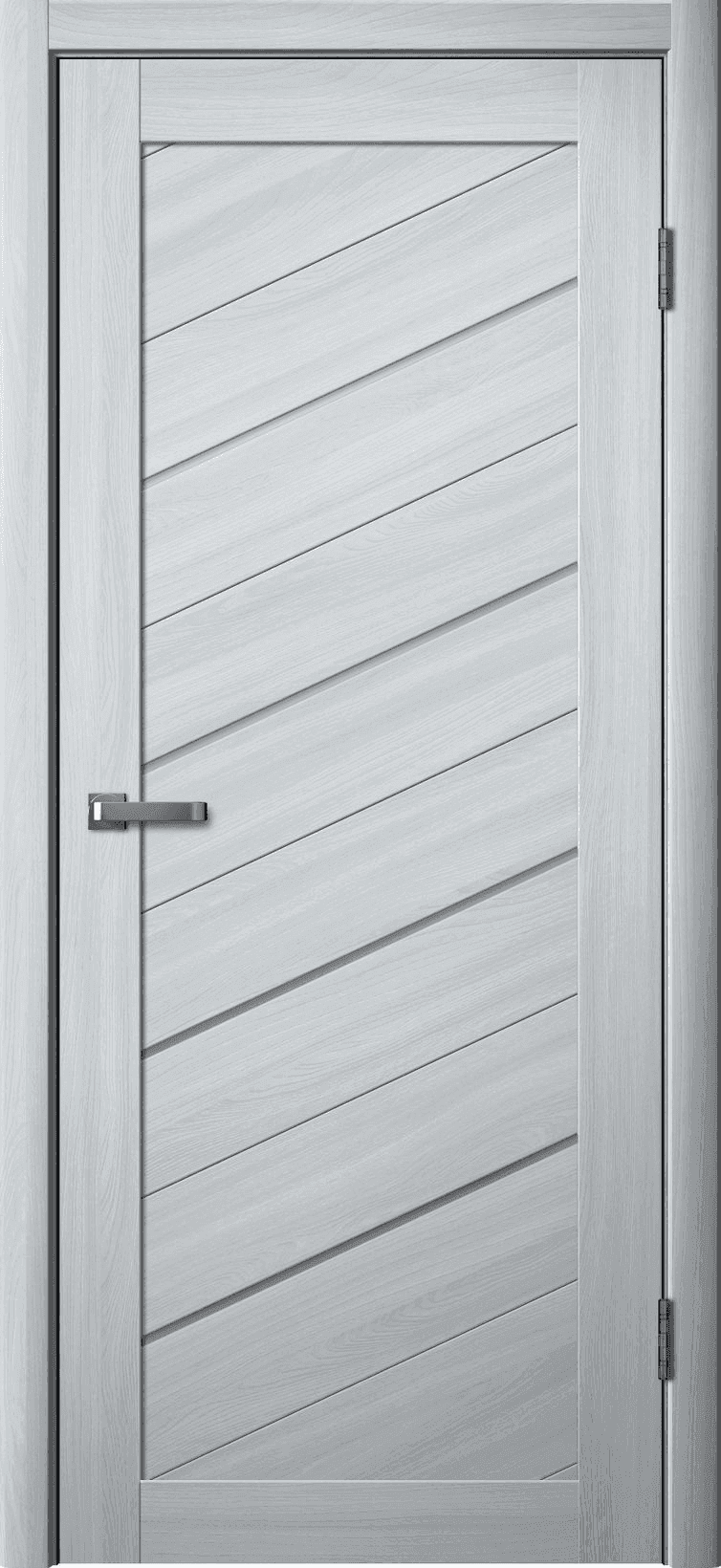 Входная дверь La Stella 215 ясень пепельный / матовое стекло