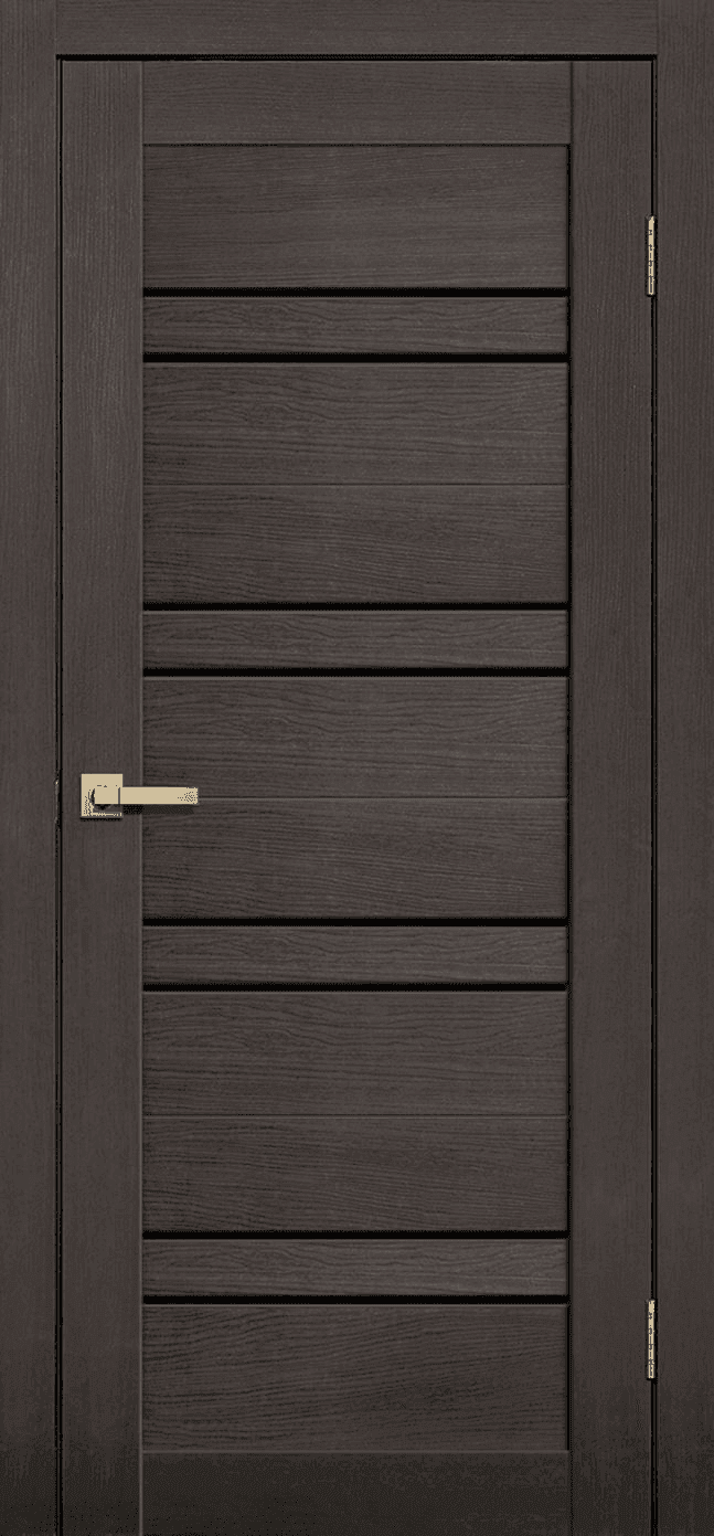 Входная дверь Lite Doors L11 венге 3D / чёрный лакобель