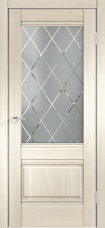 Входная дверь Alto 2V ясень японский / матовое стекло
