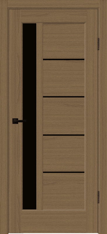 Входная дверь Premier 3 орех американский морёный / чёрный лакобель