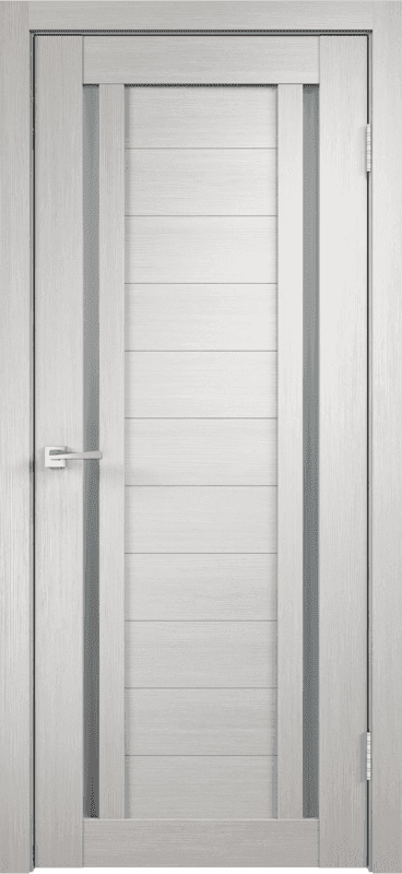 Входная дверь Duplex 2 дуб белый / матовое стекло