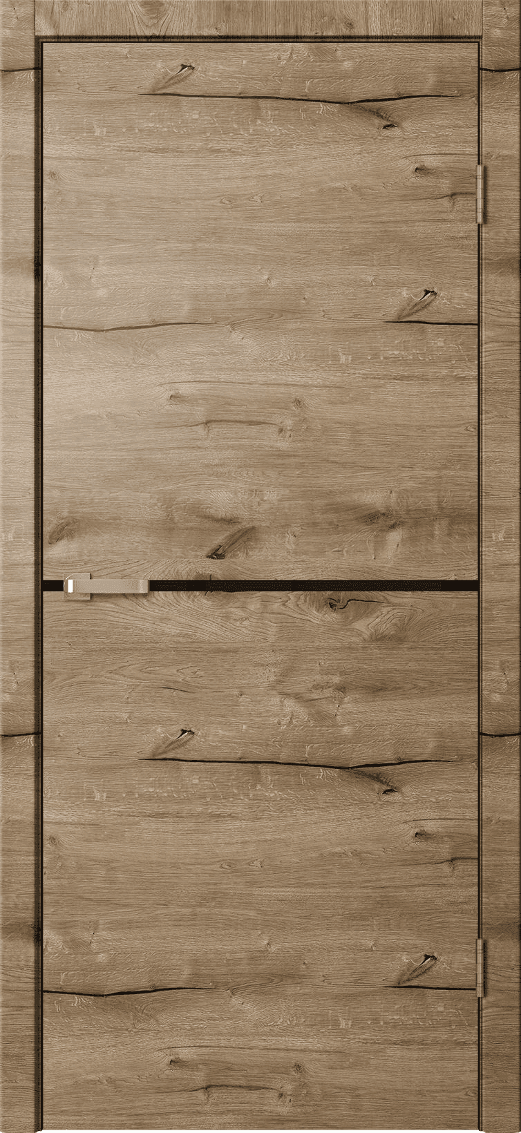 Входная дверь Loft LF02 дуб пацифик / чёрный