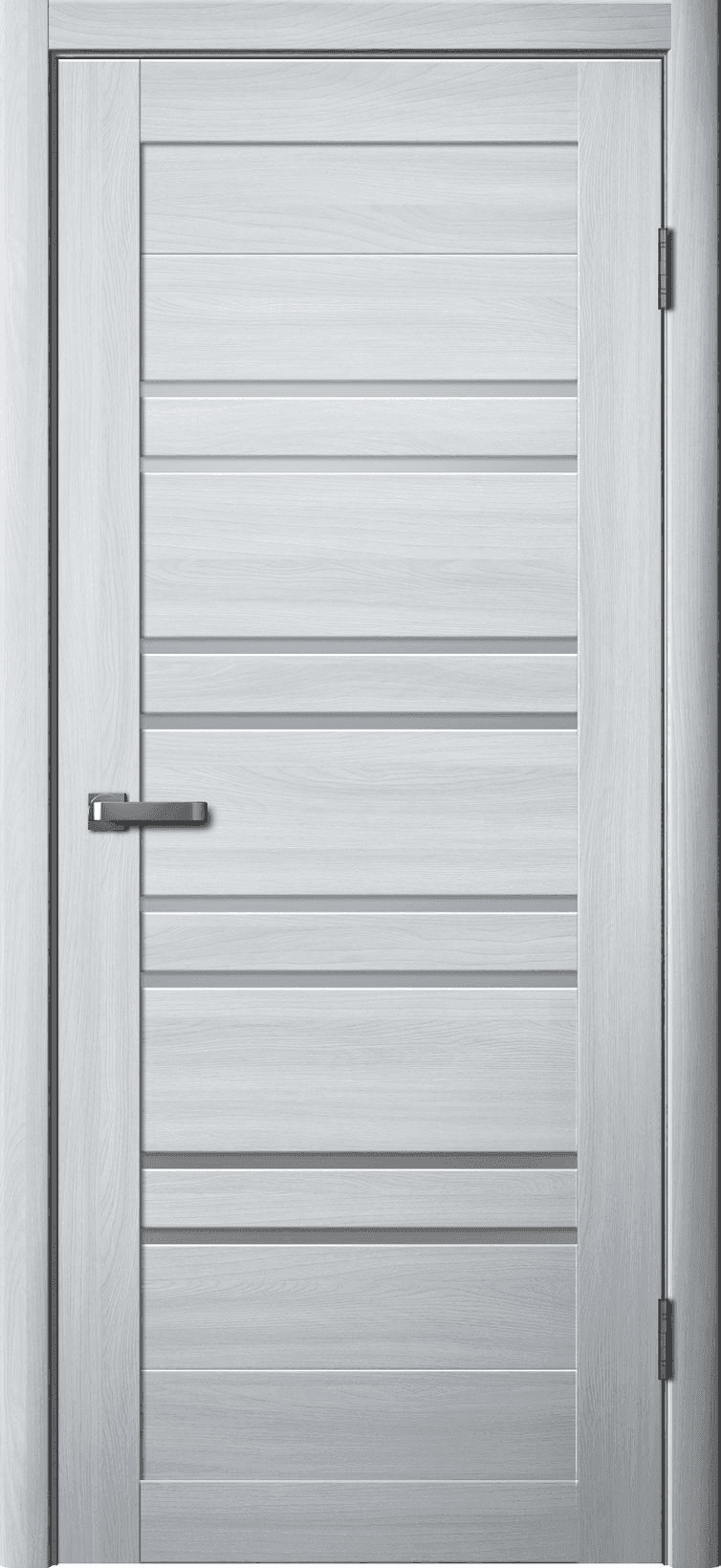 Входная дверь La Stella 282 ясень пепельный / матовое стекло