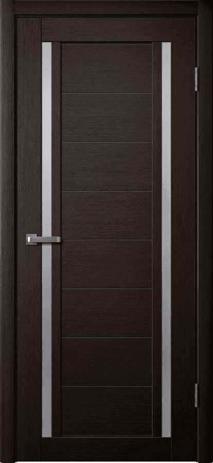 Входная дверь La Stella 203 дуб мокко / матовое стекло