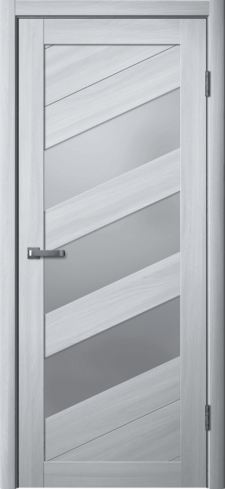 Входная дверь La Stella 216 ясень пепельный / матовое стекло