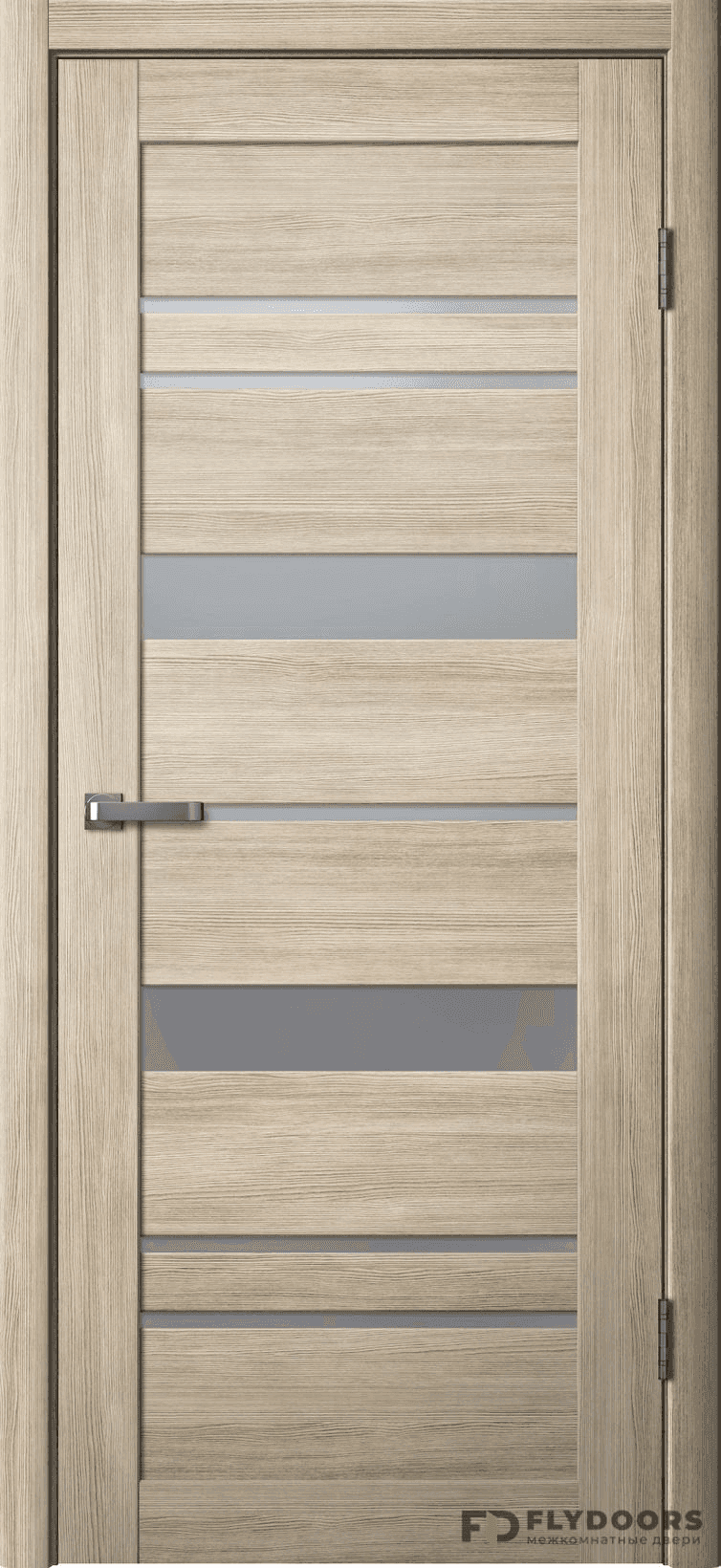 Входная дверь La Stella 283 ясень латте / матовое стекло