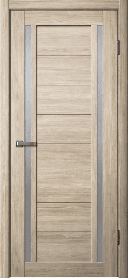 Входная дверь La Stella 203 ясень латте / матовое стекло