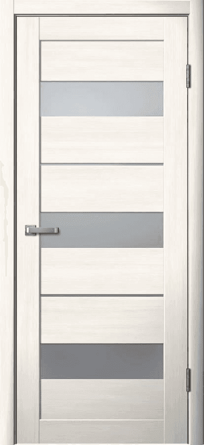 Входная дверь La Stella 200 ясень снежный / матовое стекло