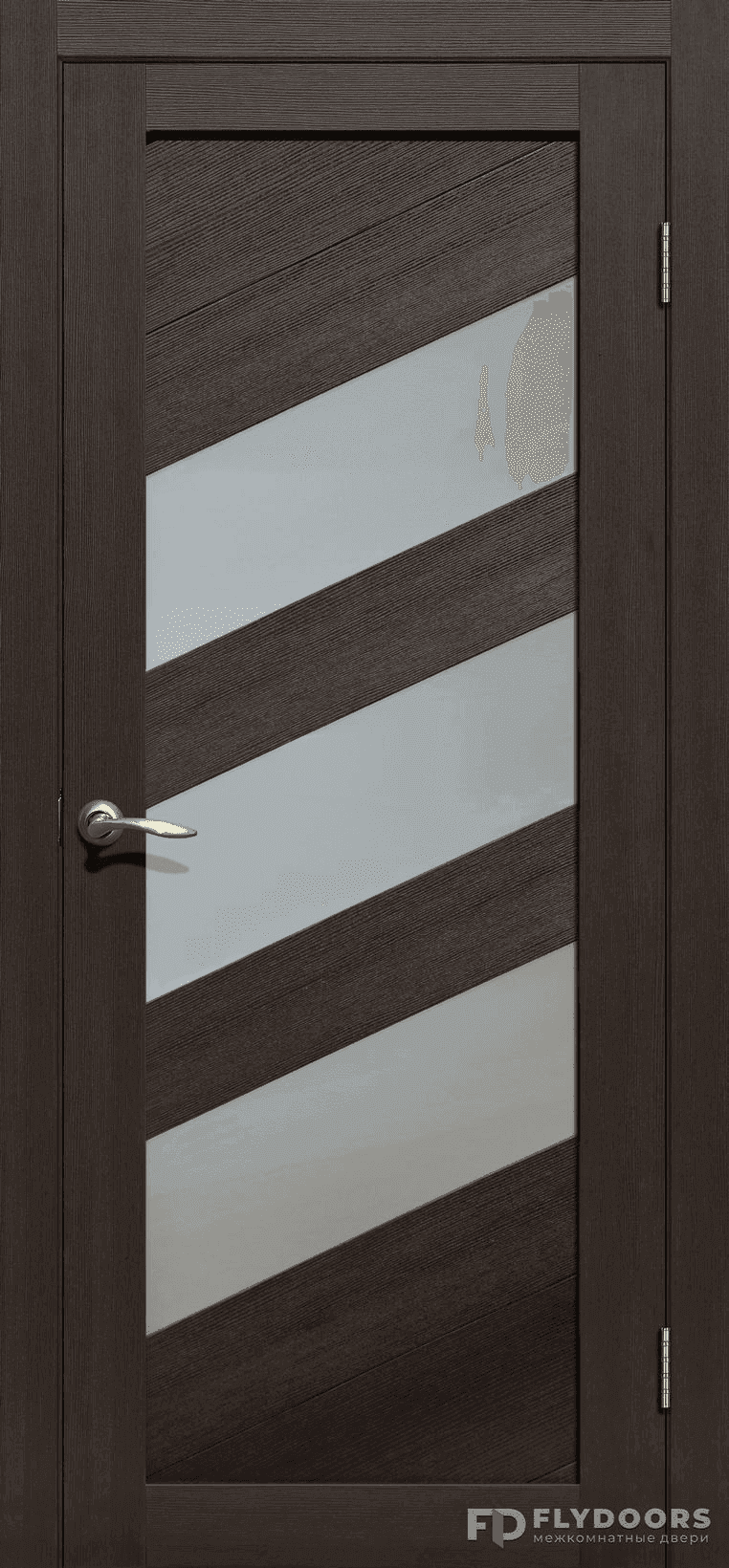 Входная дверь La Stella 216 дуб мокко / матовое стекло