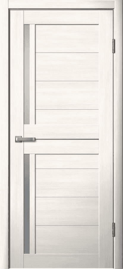 Входная дверь La Stella 202 ясень снежный / матовое стекло