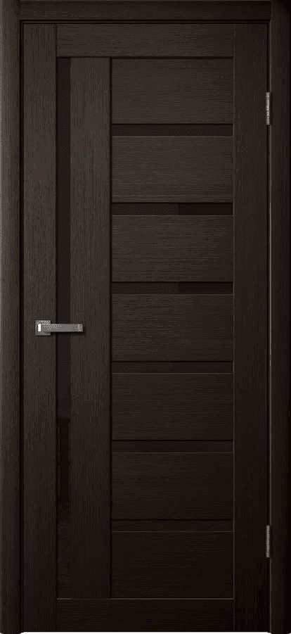 Входная дверь La Stella 217 дуб мокко / чёрный