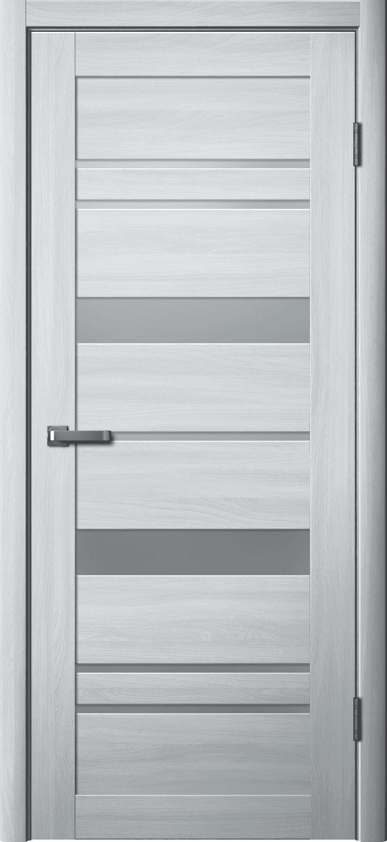 Входная дверь La Stella 283 ясень пепельный / матовое стекло