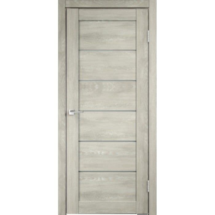 Входная дверь Linea 1 дуб шале седой / матовое стекло