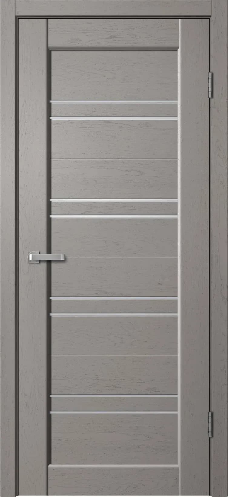 Входная дверь Status ST01 грей / матовое стекло