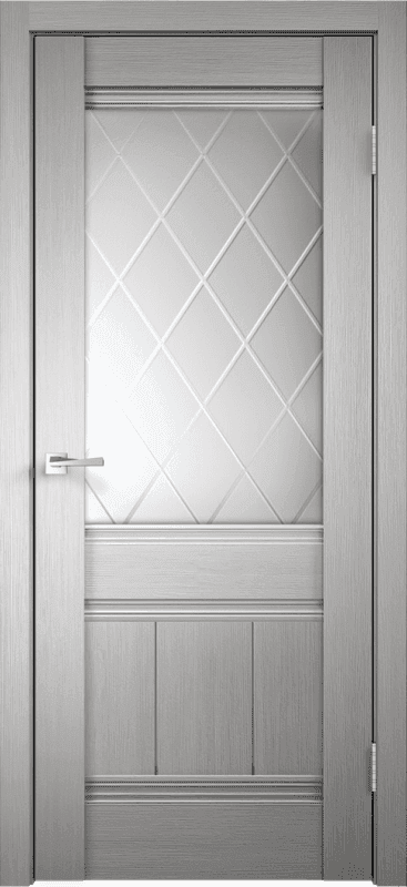 Входная дверь UNICA 11 белый / матовое стекло